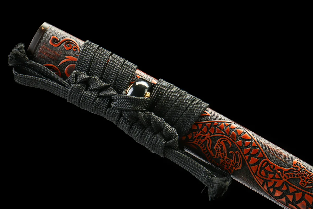Frappe Obsidienne - Katana Forge a la Main en High Carbon Steel - Image 9
