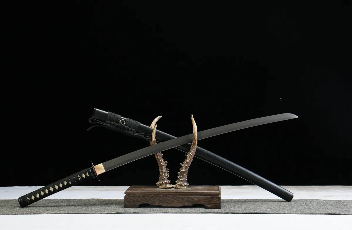 Spectre Obscur - Katana Forge a la Main en High Carbon Steel - Image 4