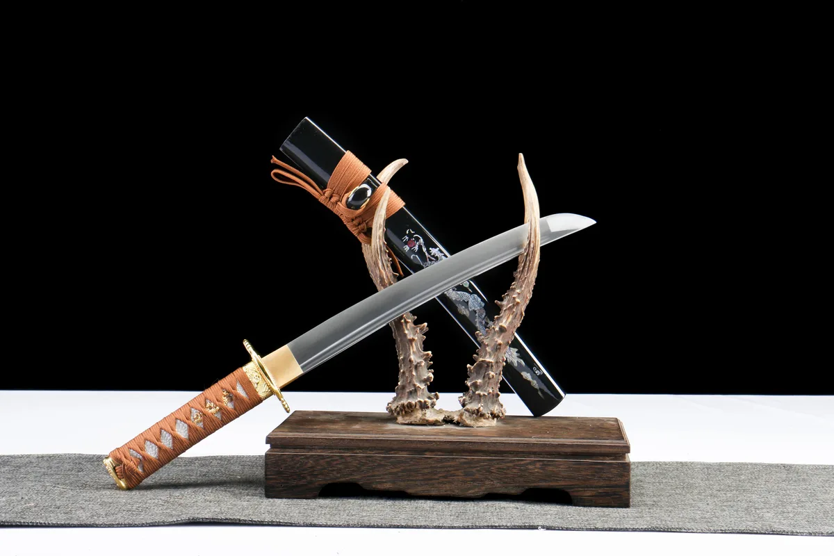 雪落无痕 - Neige sans Trace - Tanto Forge a la Main en High Carbon Steel - Image 3