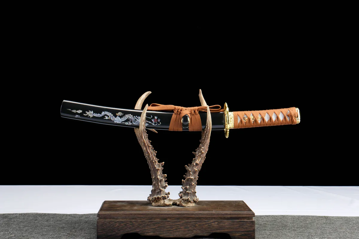 雪落无痕 - Neige sans Trace - Tanto Forge a la Main en High Carbon Steel - Image 6