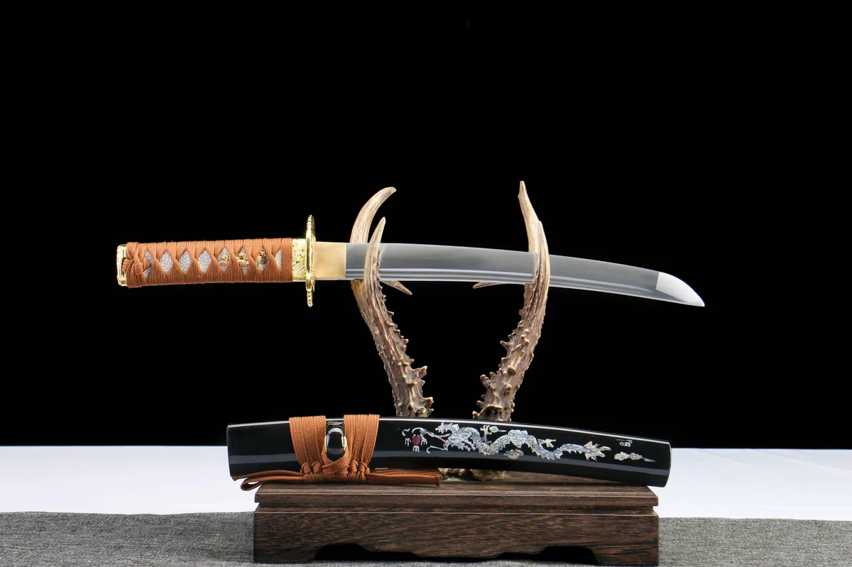 雪落无痕 - Neige sans Trace - Tanto Forge a la Main en High Carbon Steel - Image 7