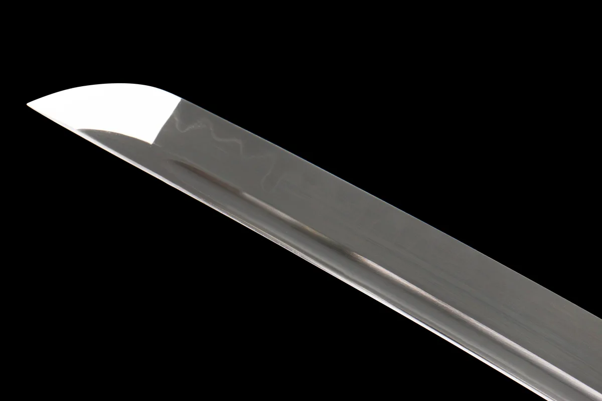 Panache Doré - Wakizashi Forge a la Main en Acier a outils T10 - Image 5