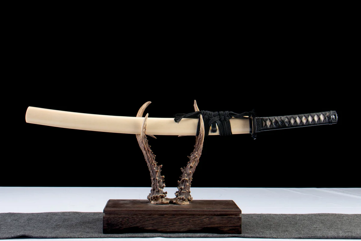 Écaille Sans Tranchant - Wakizashi Forge a la Main en Acier au carbone 1065 - Image 2