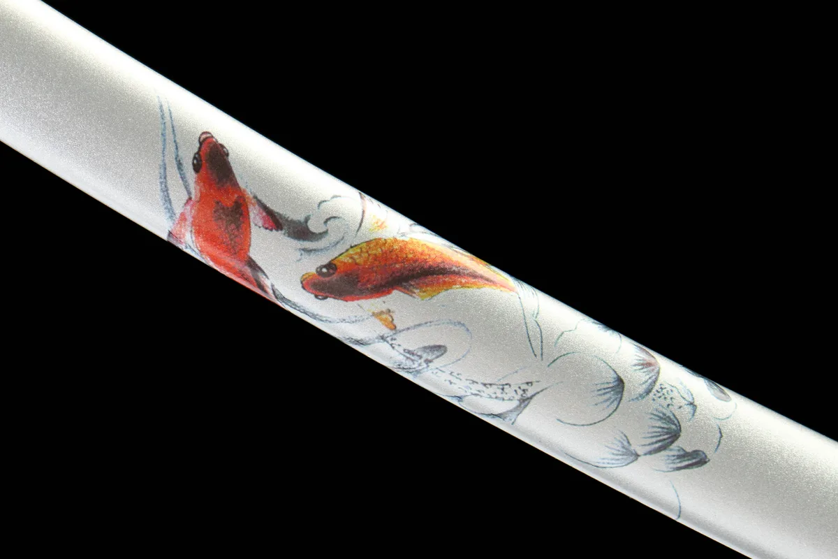 Koï Wakizashi - Wakizashi Forge a la Main en Acier au carbone 1065 - Image 12