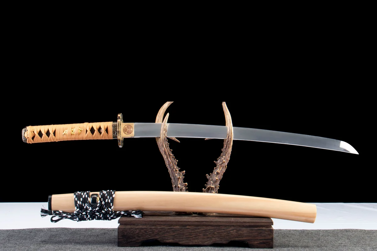 Traversée de la Compassion - Wakizashi Forge a la Main en Acier au carbone 1065 - Image 3