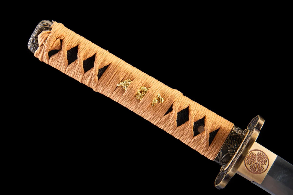 Traversée de la Compassion - Wakizashi Forge a la Main en Acier au carbone 1065 - Image 9