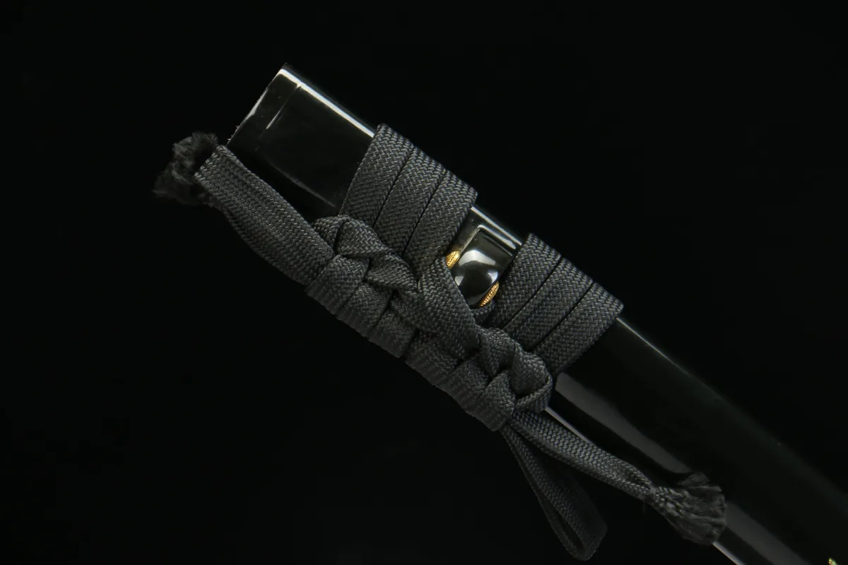 Kirin Doré - Wakizashi Forge a la Main en Acier forge main artisanal - Image 6