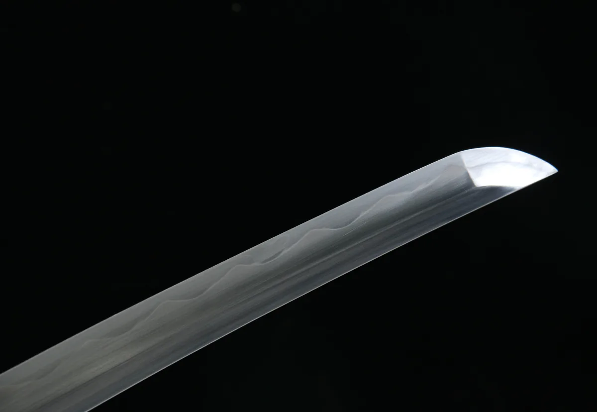 Orchidée Silencieuse - Wakizashi Forge a la Main en Acier forge main artisanal - Image 5